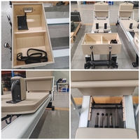 Machine de Pilates Reformer Commerciale avec Cadre en Aluminium pour Exercices en Studio Professionnel, Gym et Entraînement de Réadaptation