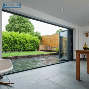 Porta in Vetro Doppio con Isolamento Termico e Acustico Personalizzata OUTUS, in Lega di Alluminio Resistente - Product Image 3