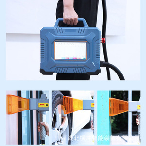 เครื่องเลเซอร์มือถือ Hugo สำหรับสลักไฟเบอร์ 20W 30W 50W 60W อุปกรณ์แกะสลักโลหะอเนกประสงค์ - Product Image 3