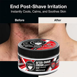 Luxfume Soin de la barbe <span class=keywords><strong>Après</strong></span>-<span class=keywords><strong>rasage</strong></span> : <span class=keywords><strong>Crème</strong></span> apaisante pour hommes, réduit les irritations et les rougeurs <span class=keywords><strong>après</strong></span> le <span class=keywords><strong>rasage</strong></span>, calme les peaux sensibles - Product Image 2
