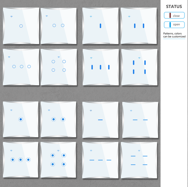 LangYeao Customized Smart Wi-Fi/Zigbee/Matter Switches and Socket Logo Sustomization Packaging Sustomization