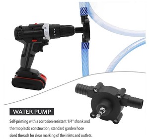 Micro <span class=keywords><strong>pompe</strong></span> à eau domestique, portable, pour perceuse portable, <span class=keywords><strong>pompe</strong></span> centrifuge auto-amortissant - Product Image 6