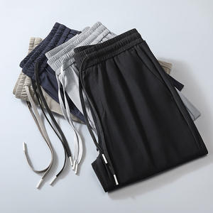 Venta caliente Ice Silk Casual Men's Summer Straight TRAJE PANTALONES Pantalones casuales Soporte para personalizar - Product Image 2