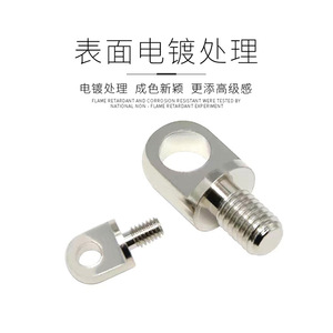 TENGDAFEI Brass Eye <b>Bolts</b> M3 M4 M5 M6 M8 Polished Flat Round Head Hardware For <b>Hooks</b> And Fixing - Product Image 4