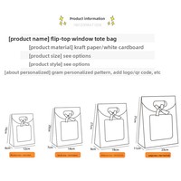 Vente en gros grand emballage transparent pour fenêtre avec nœud papillon grand sac cadeau pochette à bougie avec autocollant adhésif