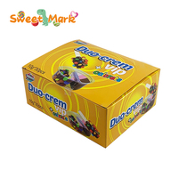 Kacang Cokelat Campur Warna Dengan Isi Krim Selai untuk Anak-Anak