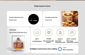 Friteuse à air Mijia P1 6,5l Cn, friture à l'air, cuisson, yaourt, fruits secs, décongélation, rôtissage tridimensionnel, Mihome MAF16 - Product Image 2