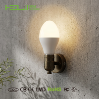 Ampoule LED décorative Olive 50W 4600Lm 3000K-10000K 120x270mm pour hôtel, restaurant, bar, commerce, vente en gros