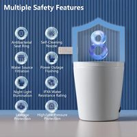 Ensemble WC intelligent monobloc avec télécommande pour salle de bain commerciale et hôtelière - Vente en gros
