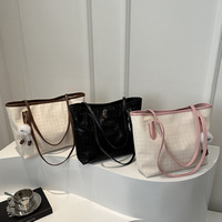 Sac fourre-tout tendance et personnalisable, sacola de compras élégant, bolso de mano portable, sac fourre-tout réutilisable pour usage quotidien
