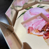 Creative Flower Opening Irregular Shaped Box Gift Boxes Packaging Luxury Recyclable Paper Boxes for Cosmetic Set and Gifts