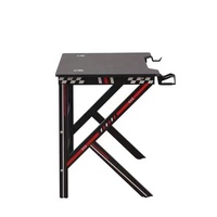 Escritorio DE JUEGOS DE PC en forma de K con marco de Metal de alta calidad con portavasos Tableta de PC de ordenador de oficina profesional