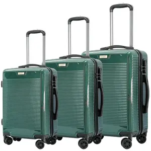 高品質卸売スーツケースキャビンチェックインバッグ3ピーストロリーラゲッジセット