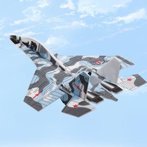 USB Électrique Condensateur De Charge Mousse Modèle Su-35 Avion De Chasse Lancer À La Main Volant Assemblage Su-27 Planeur RC Avions En Gros - Product Image 1