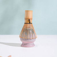Faible MOQ, 4 pièces, Ensemble Matcha Thème Grenouille Mignonne, Bol en Céramique avec Bec Verseur 500ml et Fouet