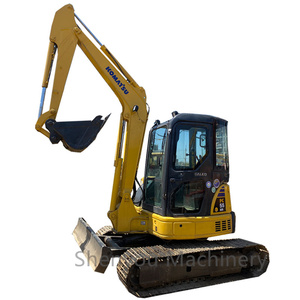 Mini-excavatrice sur chenilles PC55MR avec moteur et pompe, forte puissance de creusement, garantie 1 an - Product Image 1