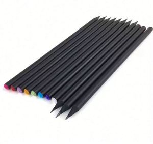 Lápiz HB de Madera Negra de 7 Pulgadas con Diseño de Diamante Nuevo, Directo de Fábrica, para Uso Promocional - Product Image 3
