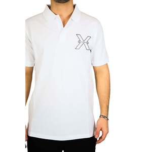 Polo Richmond X pour homme blanc UMP25117PO style basketball - Product Image 4