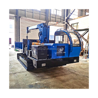 Grue sur chenilles en caoutchouc, prix d'usine chinois, grue montée sur camion