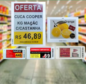 Étiquette de prix numérique NFC 10,2 pouces pour supermarché, contrôle BT WIFI, étiquette de prix électronique Epaper ESL pour magasin, étiquette de rayon électronique - Product Image 1