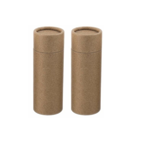 7g 14g 25g 60g 75g Eco Friendly Push Up Kraft Paper Lip Balm Tubes Biodegradable Cardboard Custom Paper Deodorant Stick Tube