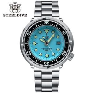 Ready to Ship SD1975 STEELDIVE 30ATM Waterproof Japan NH35 Automatic Mechanical <strong>Dive</strong> Diver Mens <strong>Watch</strong> - Product Image 6