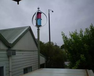 Новый дизайн, небольшая ветряная турбина для дома, модель Q, роторные лопасти, вертикальная ось, Турбинный генератор - Product Image 3