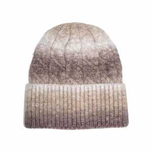 2025 Winter New Arrivals Wool Knitted Hat Rain Bow <b>Tie</b> Dyed Color Braid Pattern Thick Fashion Women Men Beanie Hat - Product Image 5