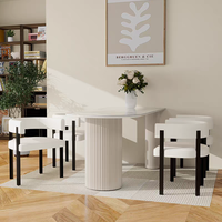 Chaise de salle à manger moderne Chaise de table à manger domestique simple Table et chaises italiennes de luxe légères