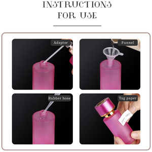 Luxury Flat Square Glass Perfume <b>Spray</b> <b>Bottle</b> 30ml/50ml <b>Empty</b> with Screw Cap Seal and Screen Printing - Product Image 4