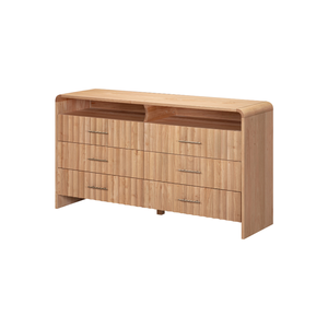 Colección RIVEO RANGE, Muebles de Madera para el Hogar a Buen Precio, Cómoda de Madera Maciza con 6 Cajones, Armario de Madera para Dormitorio - Product Image 1