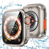 Watch Ultra 2 için HD kaliteli düşmeye karşı dayanıklı koruma sağlayan, her şey dahil, su geçirmez PC malzemeden üretilmiş Watch Ultra Kılıfı