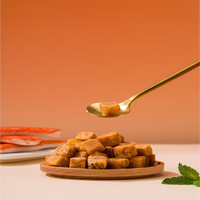 Petits emballages pour partage familial, collations populaires, saveur de caviar de crabe, dés de taro, collations croustillantes et délicieuses