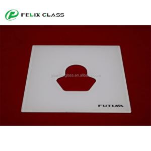 กรอบสวิตช์กระจกใสตกแต่งด้วยเทคนิคซิลค์สกรีนแบบ OEM พร้อมหน้าจอสัมผัส - Product Image 1