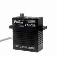Servo Feetech FT450BL 24V 450KG Totalmente Metálico de Alto Torque Sin Escobillas 180 °   Mecanismo Robótico Biónico Grande para Brazo Robótico Industrial