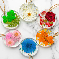 Pack de fleurs pressées naturelles Série Bleue 37 pièces pour la fabrication de bijoux en résine époxy, coques de téléphone et loisirs créatifs DIY