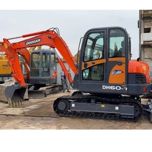 รถขุดขนาดเล็ก Doosan DH60 น้ำหนัก 5.7 ตัน เครื่องยนต์ดีเซล Yanmar พร้อมเกียร์บ็อกซ์ ได้รับการรับรองมาตรฐาน CE/EPA เหมาะสำหรับงานในเขตเมือง - Product Image 6