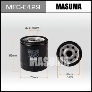Filtre à huile moteur automobile MASUMA MFC-E429, types de remplacement de filtre à huile, <span class=keywords><strong>prix</strong></span> du filtre à huile LR004459 31330050 pour les voitures VOLVO - Product Image 2