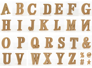Casa decor arte piezas arte mentes corte láser <span class=keywords><strong>capital</strong></span> de mdf de madera letras del alfabeto de la boda de DIY de la pantalla - Product Image 4