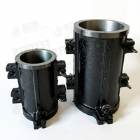 Moule en fonte à cylindre fendu haute précision pour essais de béton, équipement de laboratoire