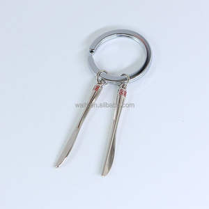 Mini cuchillo tenedor cuchara llavero pequeño llavero de cubiertos - Product Image 4