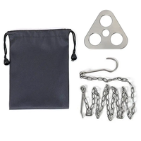 Trépied de camping OEM, accessoires de chasse et de voyage, kit de barbecue, équipement de camping portable pour feu de camp