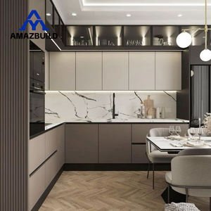 Accesorios para Muebles de Cocina Personalizados AMAZBUILD, Isla de Cocina Flotante, Diseño Moderno, Crea <span class=keywords><strong>Tu</strong></span> Propio Mueble, Encimera de Cuarzo - Product Image 3