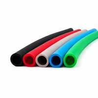 Tuyau en silicone souple coloré à trous ronds, flexible, pour usage industriel, alimentaire, multi-usages, fourni directement par l'usine