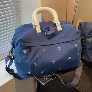 Nouveau Sac de Voyage Unisexe Tendance en Polyester avec Fermeture Éclair, Grande Capacité, Bandoulière et Rangement Multi-usages - Product Image 5
