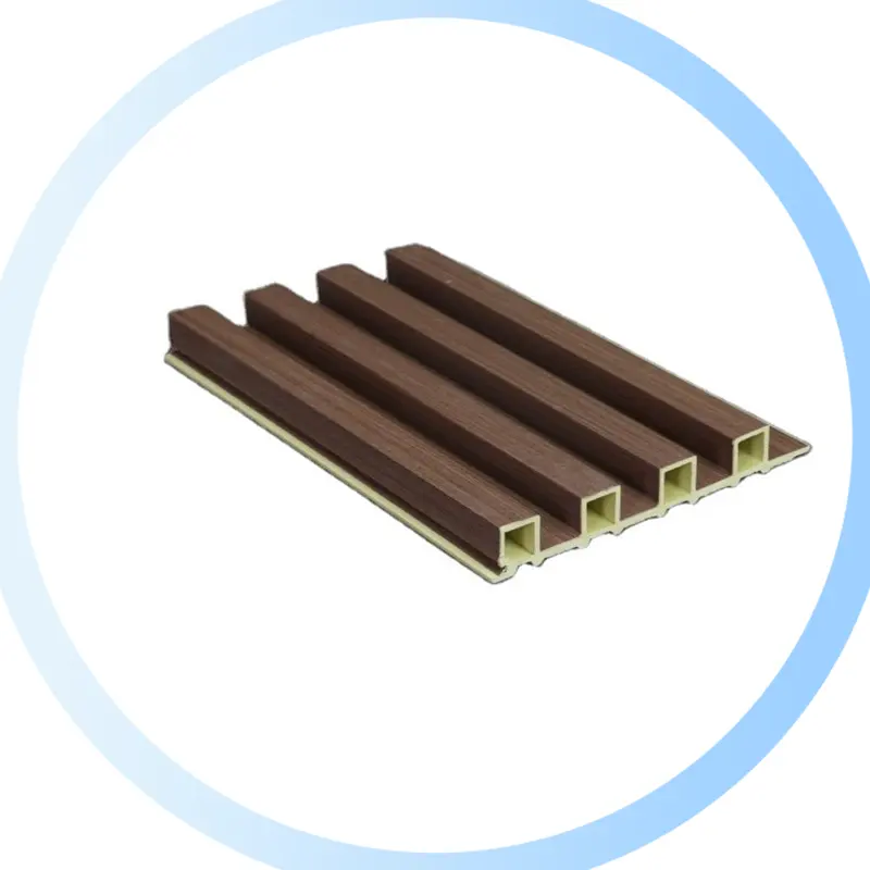 하이 퀄리티 wpc 벽 패널 방수 나무 플라스틱 합성 클래딩 플루트 Wpc 벽 패널