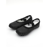 Vente en gros de chaussures acrobatiques à semelle souple pour enfants en cuir PU chaussures de danse à griffes de chat pour femmes chaussures de danse de classement de performance