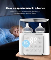 Chauffe-biberon rapide 9 en 1 avec contrôle intelligent de la température, chauffe-lait pour lait maternel et préparations pour préserver les nutriments