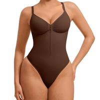 Combinaison moulante sexy à col en V en nylon polyamide haute élasticité, style européen et américain, best-seller e-commerce transfrontalier