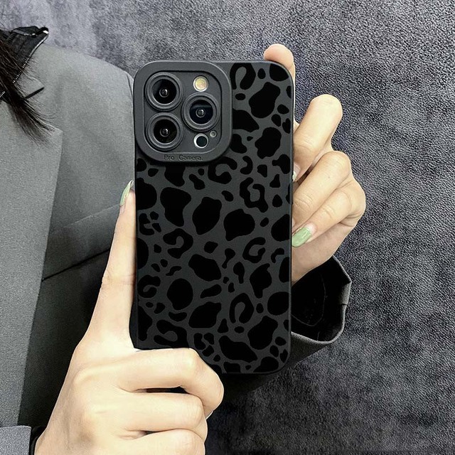 Beautiful Leopard Printing Pupil Eye Pro Camera Hole TPU Mobile Phone Cover Case for Iphone X Xr Xs Max 11 12 13 14 15 16 17 Pro